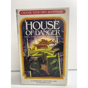 House of Danger Board Adventure Game Choose Your Own Adventure